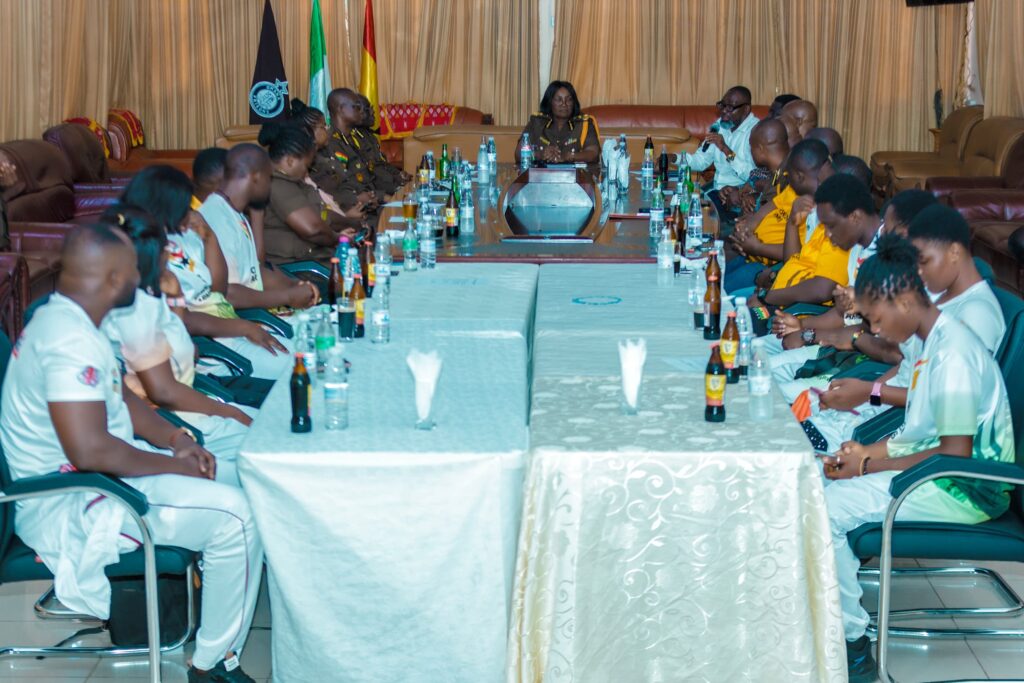 Armwrestling – Prisons Boss Baffoe-Bonnie hosts officers to a luncheon