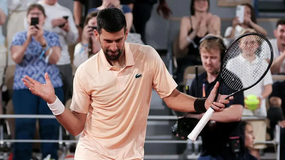 Djokovic shakes off rust to sidestep Mpetshi Perricard