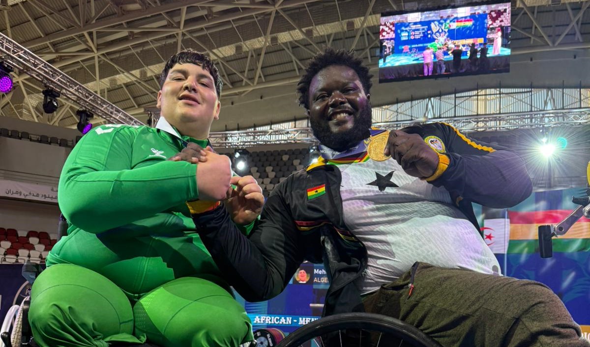 Ghana’s Tahiru Haruna powers to bronze at Oran 2026, crowned Africa’s number one