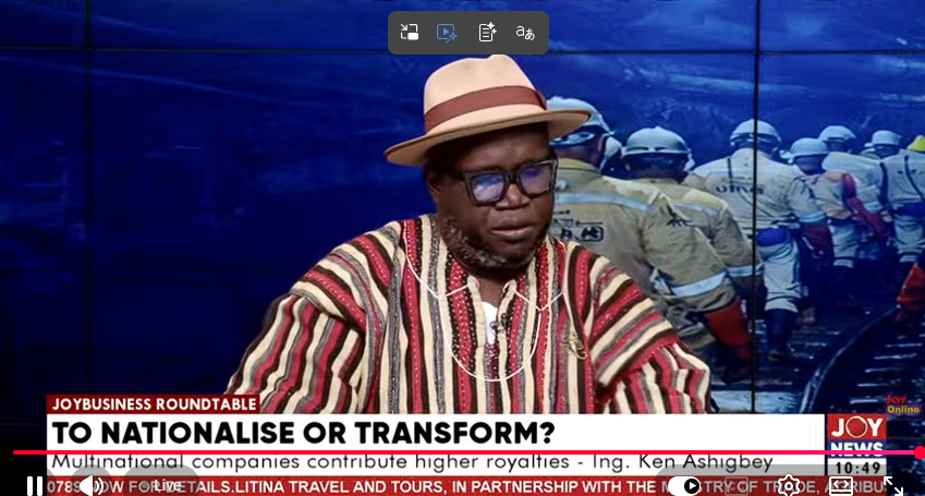Multinational mining firms pay higher royalties despite lower output — Ken Ashigbey
