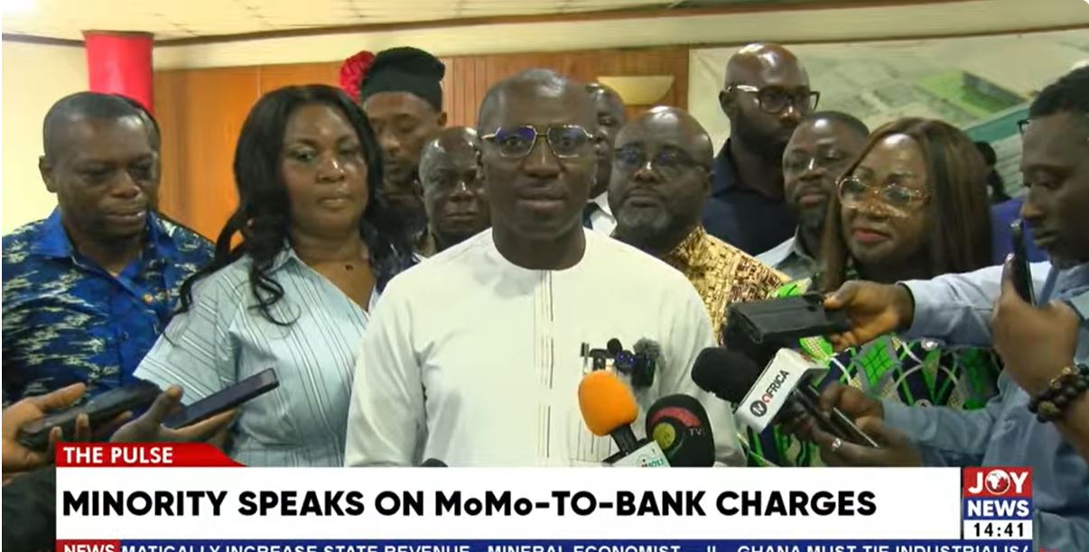 NDC using BoG, private sector company to enforce 0.75% MoMo levy – Minority Leader claims