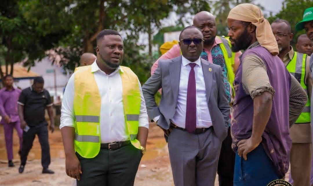 Ashanti Regional Minister inspects flood hotspots at KNUST, vows crackdown on encroachment