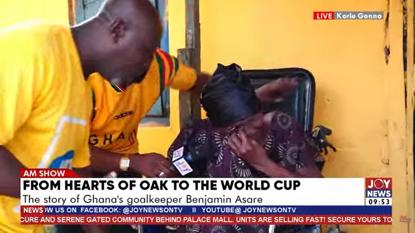 Benjamin Asare’s grandmother sheds tears of joy over his performance in England vs Ghana match