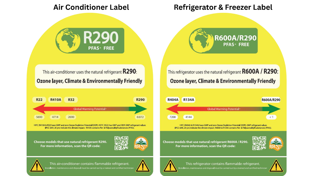 EPA introduces eco-labels for ACs and refrigerators