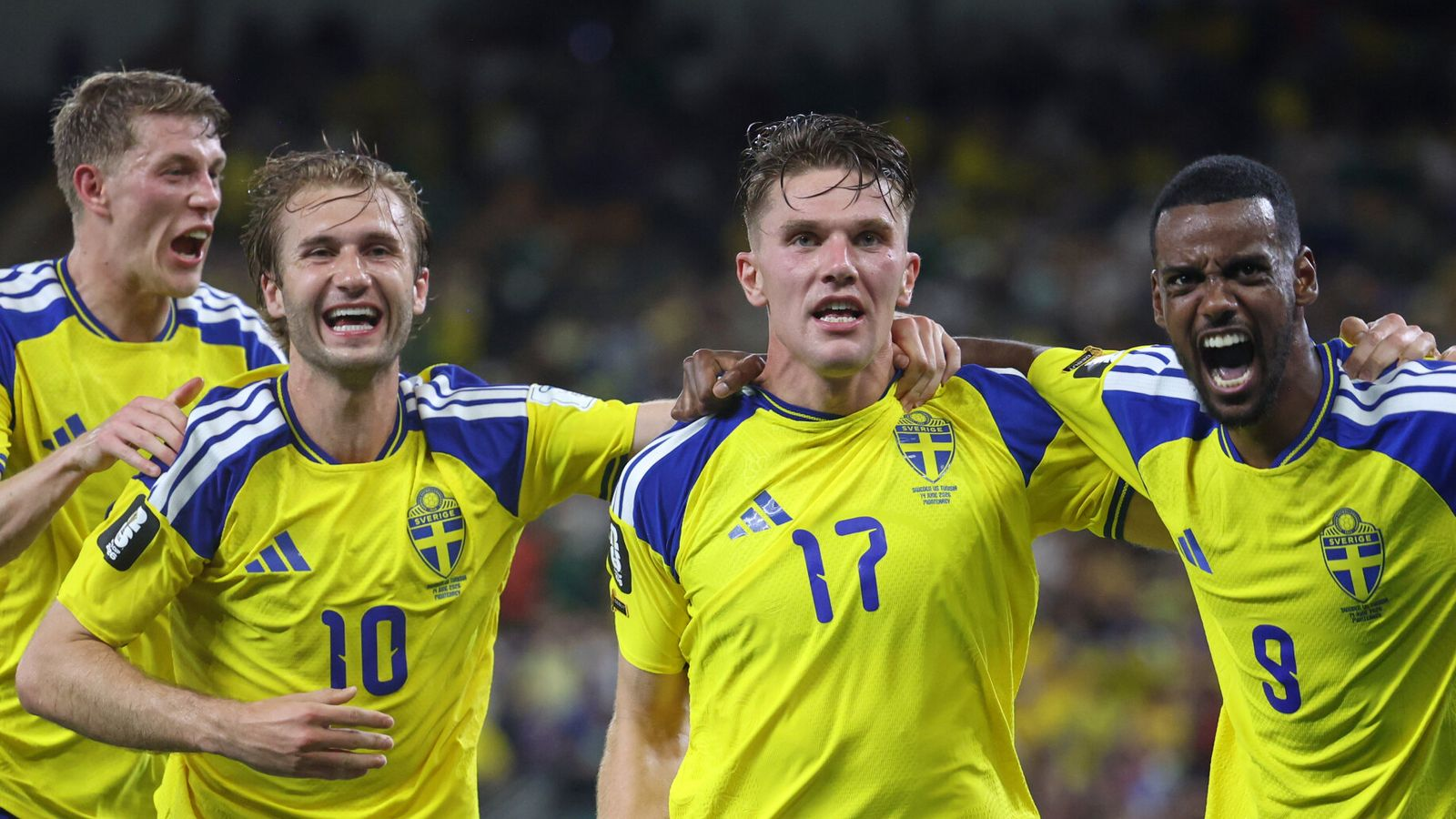 Isak and Gyokeres star as Sweden thrash Tunisia