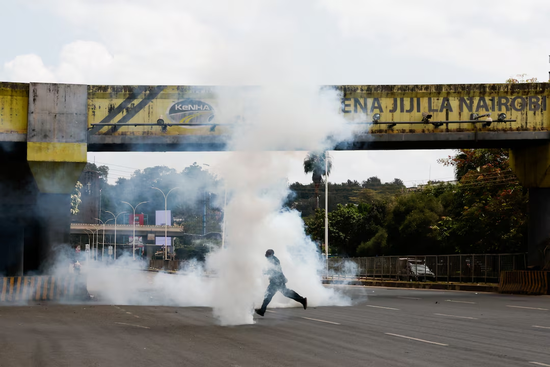 Kenya police disperse group marking deadly 2024 protests