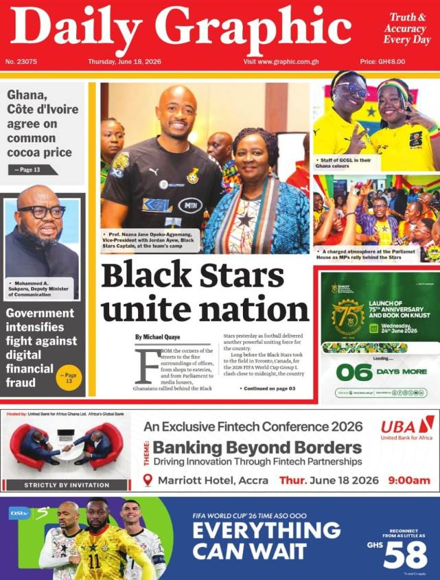 Today’s front page: Thursday, June 18, 2026