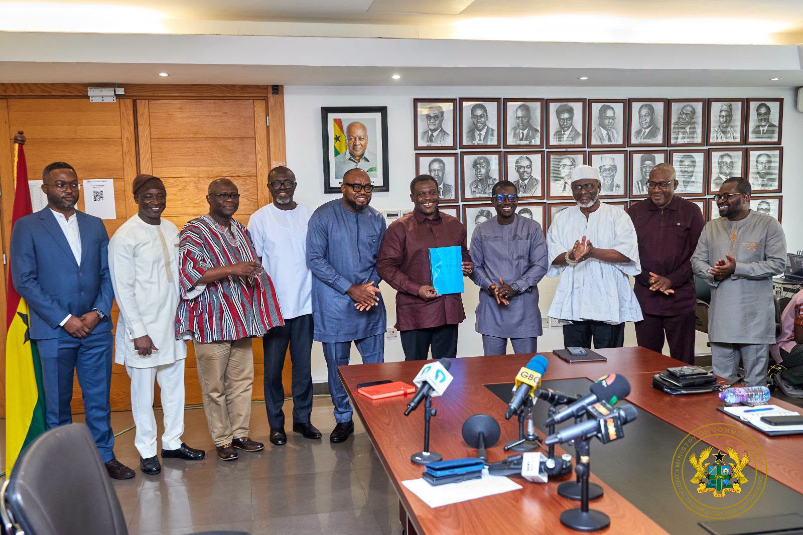 Communications Ministry receives DTT Committee report to guide future of Ghana’s digital broadcasting