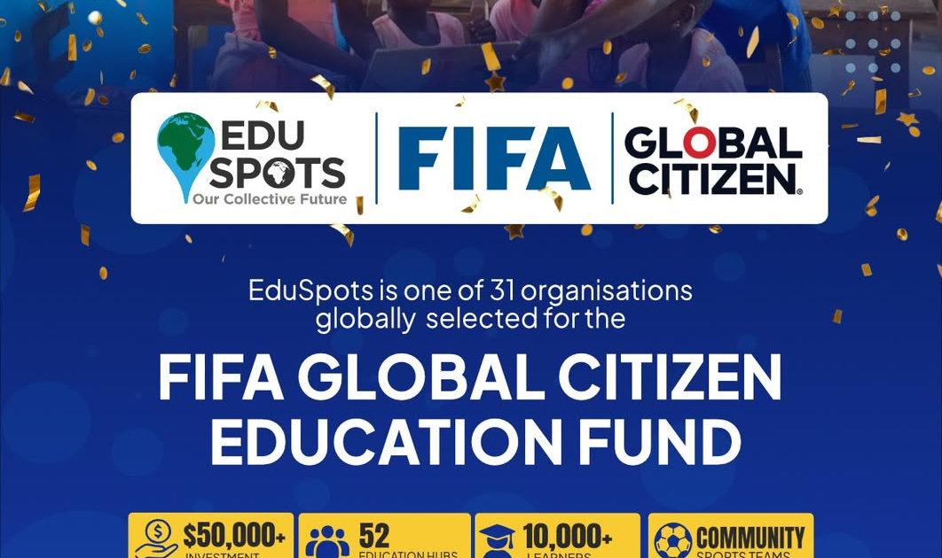 EduSpots selected among 31 organisations worldwide for FIFA Global Citizen Education Fund