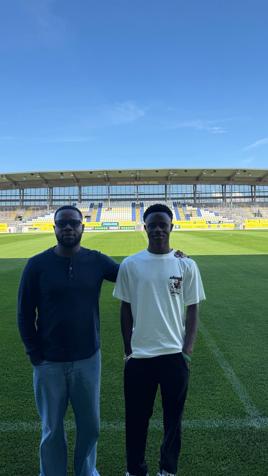 Ghanaian youngster Ernest Ofori trials with Swedish side Falkenberg FF