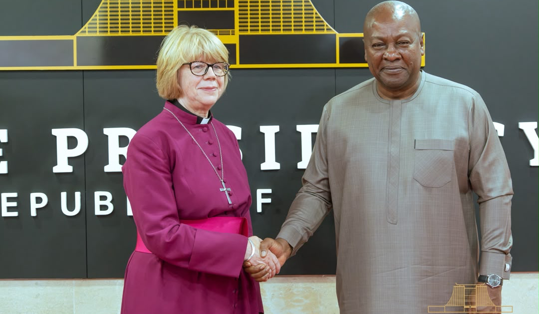 Historic first as Archbishop of Canterbury meets Mahama on maiden Africa visit