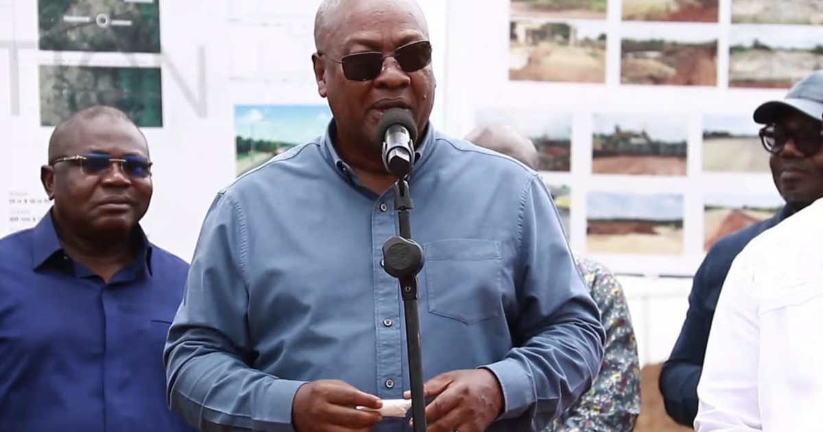 Mahama optimistic Ho-Aflao Highway sections will be commissioned within six months