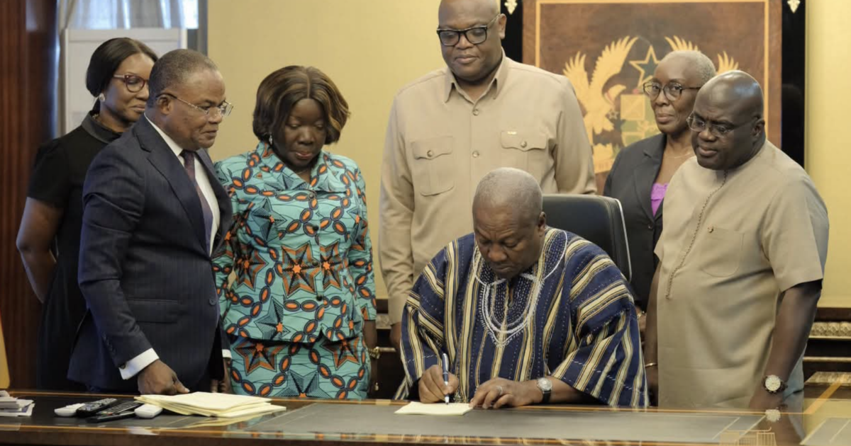 Mahama signs Ghana Investment Promotion Authority Bill into law