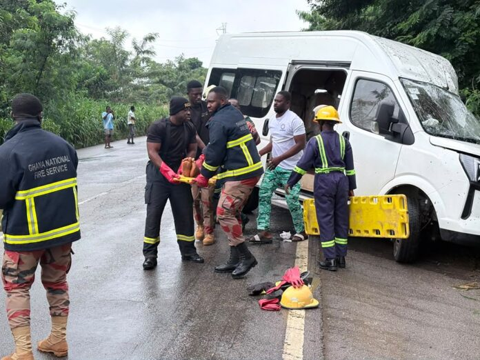 Three killed, three critically injured in Juaso crash