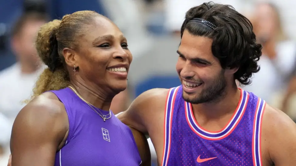 Alcaraz and Williams thrill in US Open mixed doubles
