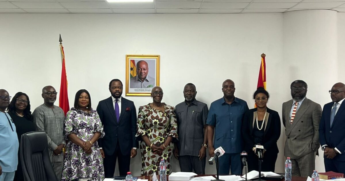 Check out the 11-member committee inaugurated to implement Ghana’s Constitution review