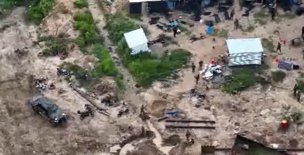 NAIMOS, security agencies raid illegal mining camps threatening Black Volta River in Savannah Region