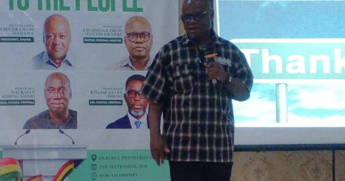 Central Regional Minister lauds Gomoa Central Assembly for effective utilisation of Common Fund
