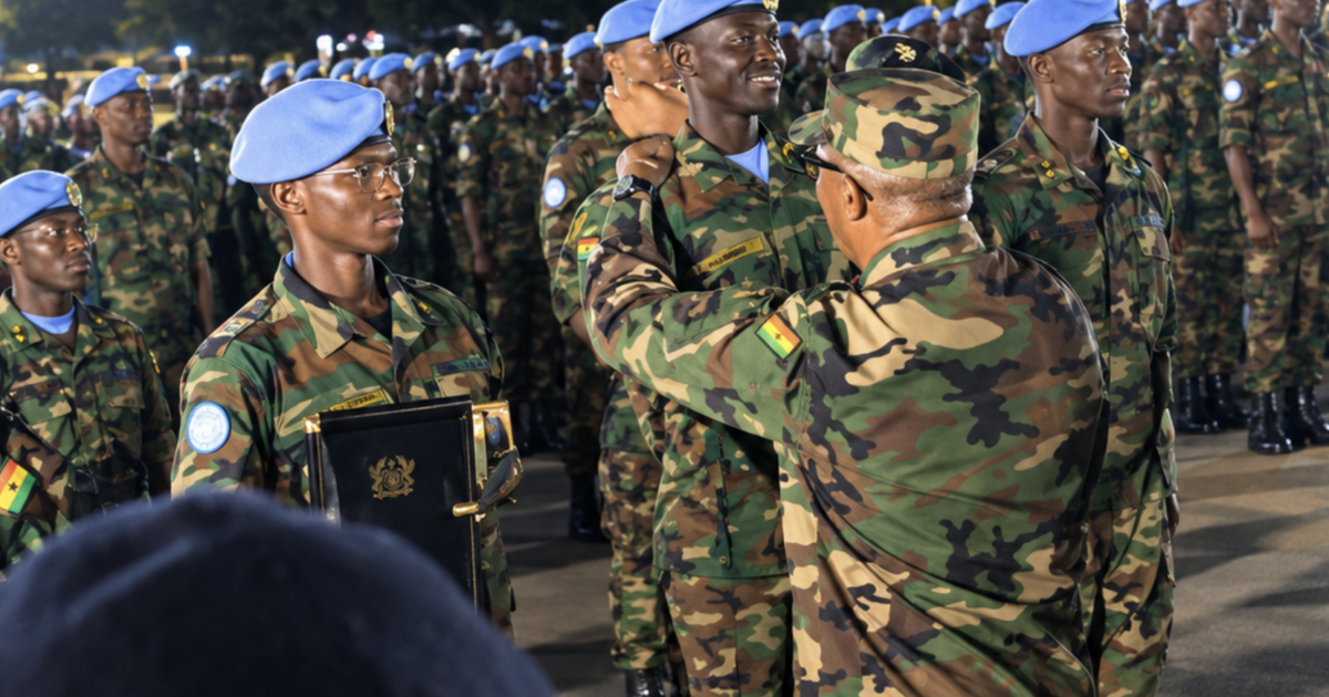 Ghana Battalion 92 returns home after Lebanon peacekeeping mission