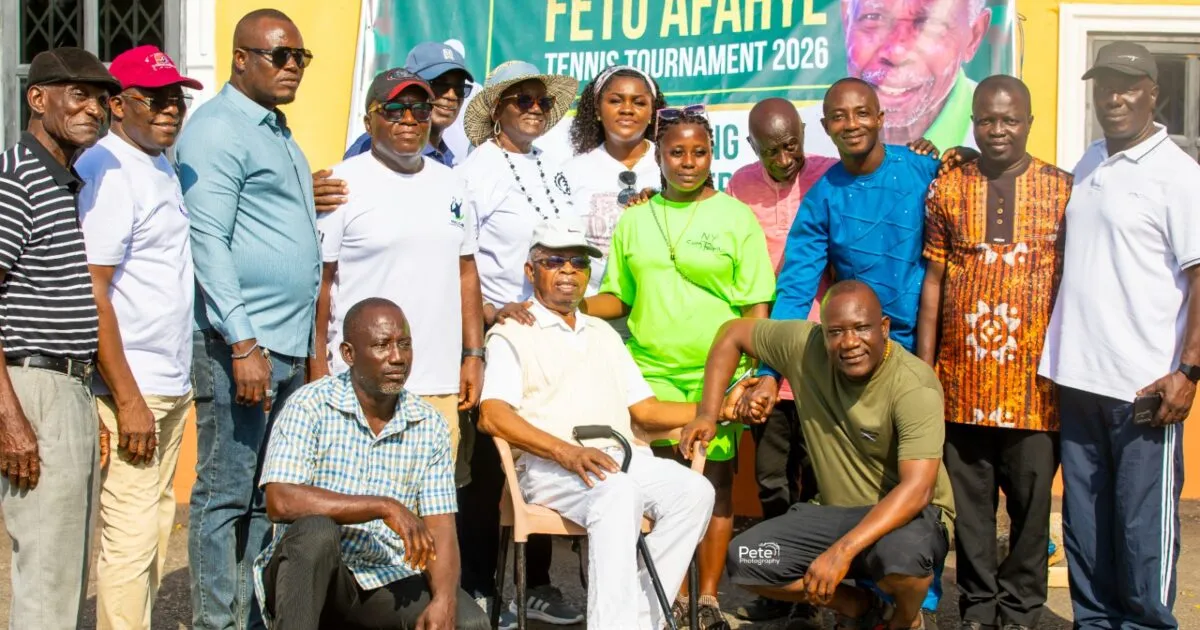 Hill Tennis Club and Ghana Tennis Federation honor Professor Bannerman Richter