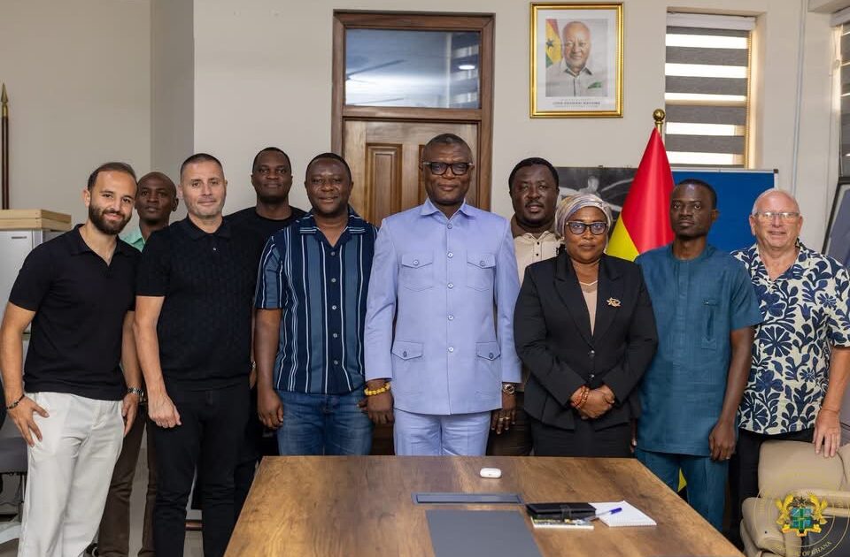 Management of Coachhene Sports Club pays courtesy call on Sports Minister